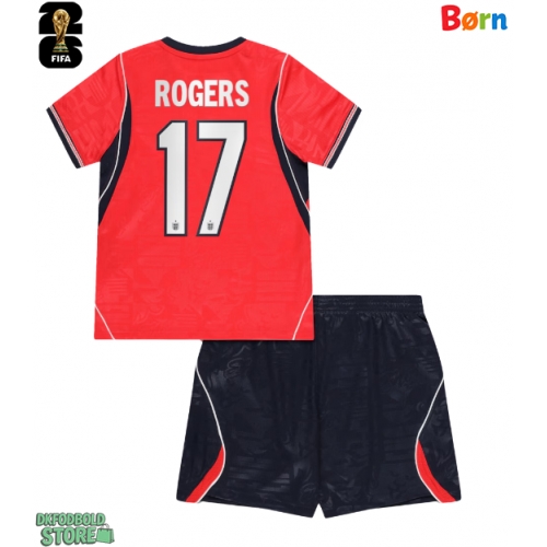 England Morgan Rogers #17 Replika Babytøj Udebanesæt Børn VM 2026 Kortærmet (+ Korte bukser)